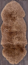 Ковер Овчина Sheepskin Sheepskin 55x145 рыжевато-коричневый