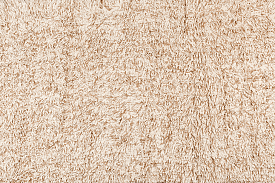 шерсть+хлопок Snow Shag Natural с антискользящей подложкой
