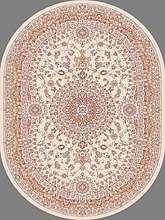 Ковер MASHAD PRESTIGE 08627A CREAM/L.PINK Овал