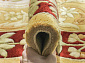 90 LINE WOOLEN HANDK-KNOTTED SHD-3 BEIGE-RED