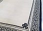 90 LINE WOOLEN HANDK-KNOTTED A-123 BLACK / IVORY