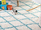 ручной работы SHAGGY MOROCCO ivory-blue