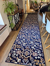Ковровая дорожка темно-синяя 139-38
