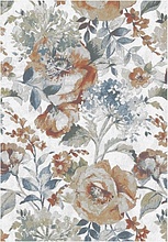 Ковер из вискозы с цветами MAYUMI 85005 6161
