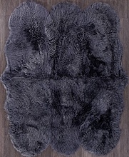 Ковер Овчина Sheepskin Sheepskin 150x190 серый