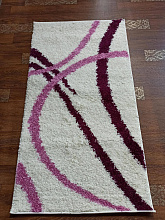 COMFORT SHAGGY 2 s606 BONE-PURPLE
