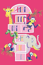 Ковер детский FUNKY TOP Tom amaranth