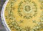 90 LINE WOOLEN HANDK-KNOTTED 6057A YELLOW Овал